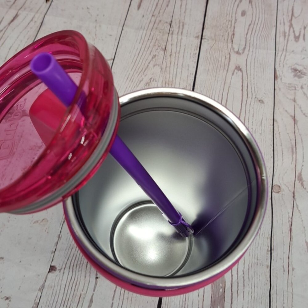 Bubba Envy-S Stainless Steel 32 oz. Tumbler Removable Handle & Bumper Purple - Picture 6 of 6